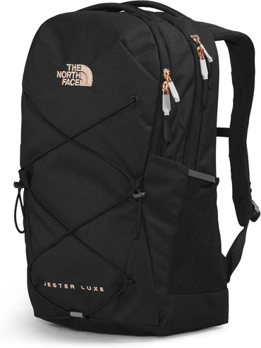 The North Face Women's Every Day Jester Laptop Backpack, TNF Black/Burnt Coral Metallic, One Size
