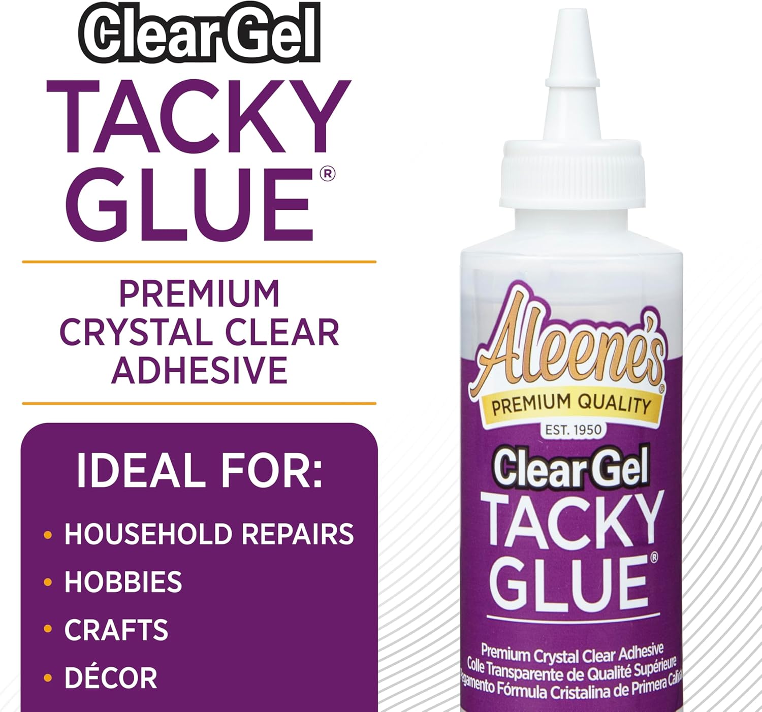 Aleene's Clear Gel Tacky Glue 4oz
