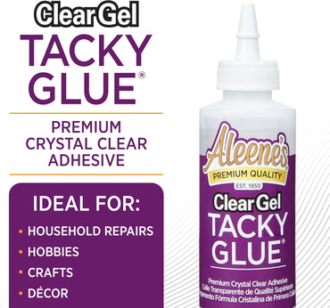 Aleene's Clear Gel Tacky Glue 4oz