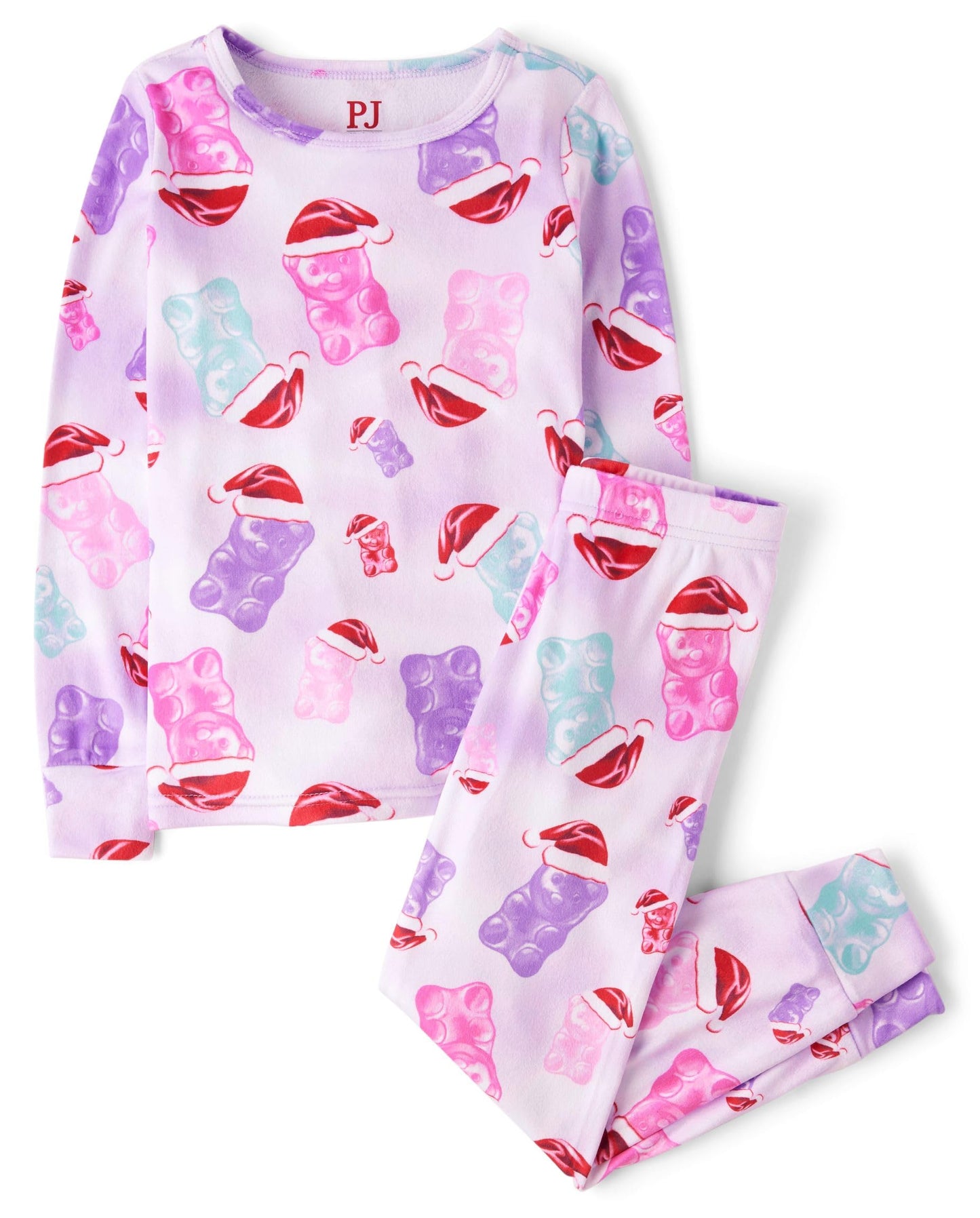 The Children's Place Baby Christmas and Holiday Kids 2 Piece Pajama Sets, Velour