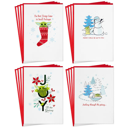 Hallmark Dr. Seuss Grinch Boxed Christmas Card Assortment (24 Cards and 24 Envelopes) Cindy Lou Who, Max the Dog, Merry Grinchmas