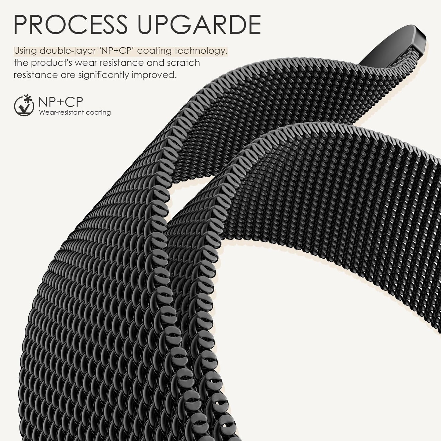 Original Milanese Loop Band Compatible with Apple Watch 38mm 40mm 41mm 42mm 44mm 45mm 46mm 49mm - Women & Men Magnetic Closure Adjustable Metal Strap for iWatch Series 11 10 9 8 7 6 5 4 SE2 3 Ultra2 3