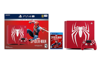 PlayStation 4 Pro 1TB Limited Edition Console - Marvel's Spider-Man Bundle [Discontinued]