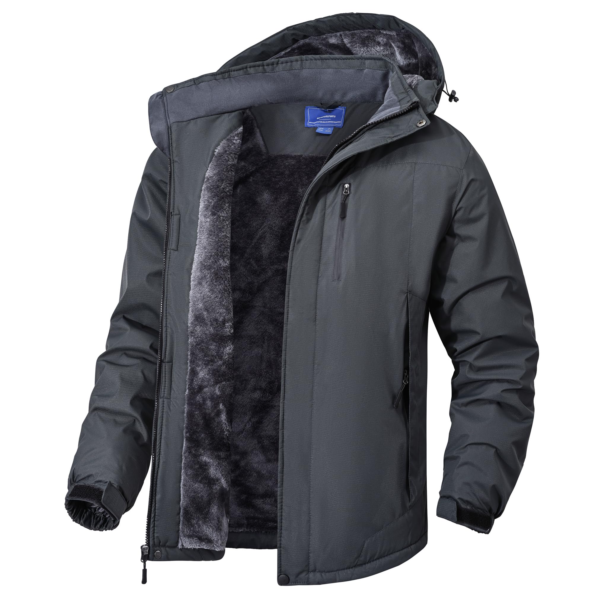 Rapoo Men's Winter Ski Snow Jacket Mountain Waterproof Windproof Rain Jacket