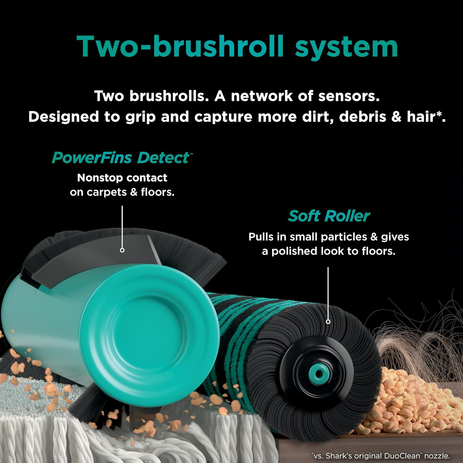 Shark POWERDETECT Ultra-Light Corded Stick Vacuum with DuoClean Technology, Self-Cleaning Brushroll for No Hair Wrap, Anti-Allergen Complete Seal, and Odor Neutralizer Technology, HZ4002