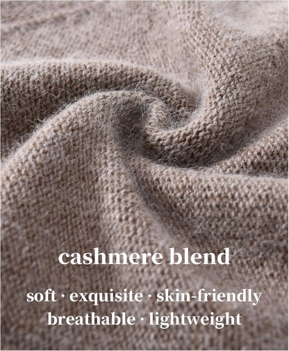 jaxmonoy Slouchy Knit Beanie Hat for Women Winter Soft Warm Ladies Laightweight Slouch Knitted Skull Beanies Cap