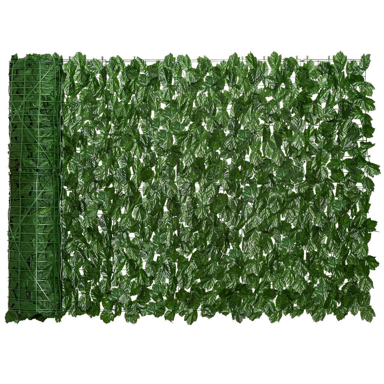 DearHouse Artificial Ivy Privacy Fence, 118x69in Artificial Hedges Fence and Faux Ivy Vine Leaf Decoration for Outdoor Garden Decor