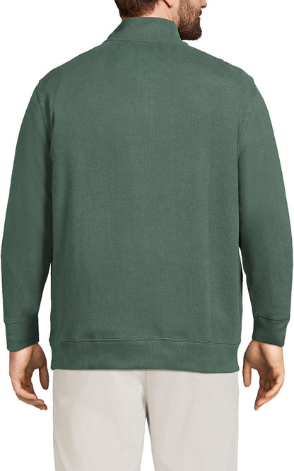 Lands' End Bedford Rib Quarter Zip Sweater