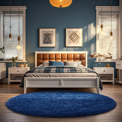 Ophanie Area Rugs for Bedroom Living Room, Grey Fluffy Fuzzy Shag Shaggy Soft Plush Carpet, 4x6 Indoor Floor Gray Rug for Kids Home Dorm Decor Aesthetic