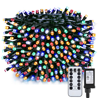 66FT 200 LED Christmas Tree Lights, Twinkle Fairy Lights String with 8 Flashing Modes String Lights for Indoor Bedroom Outdoor Christmas Trees Garland Wreath Holiday Decorations, Warm White