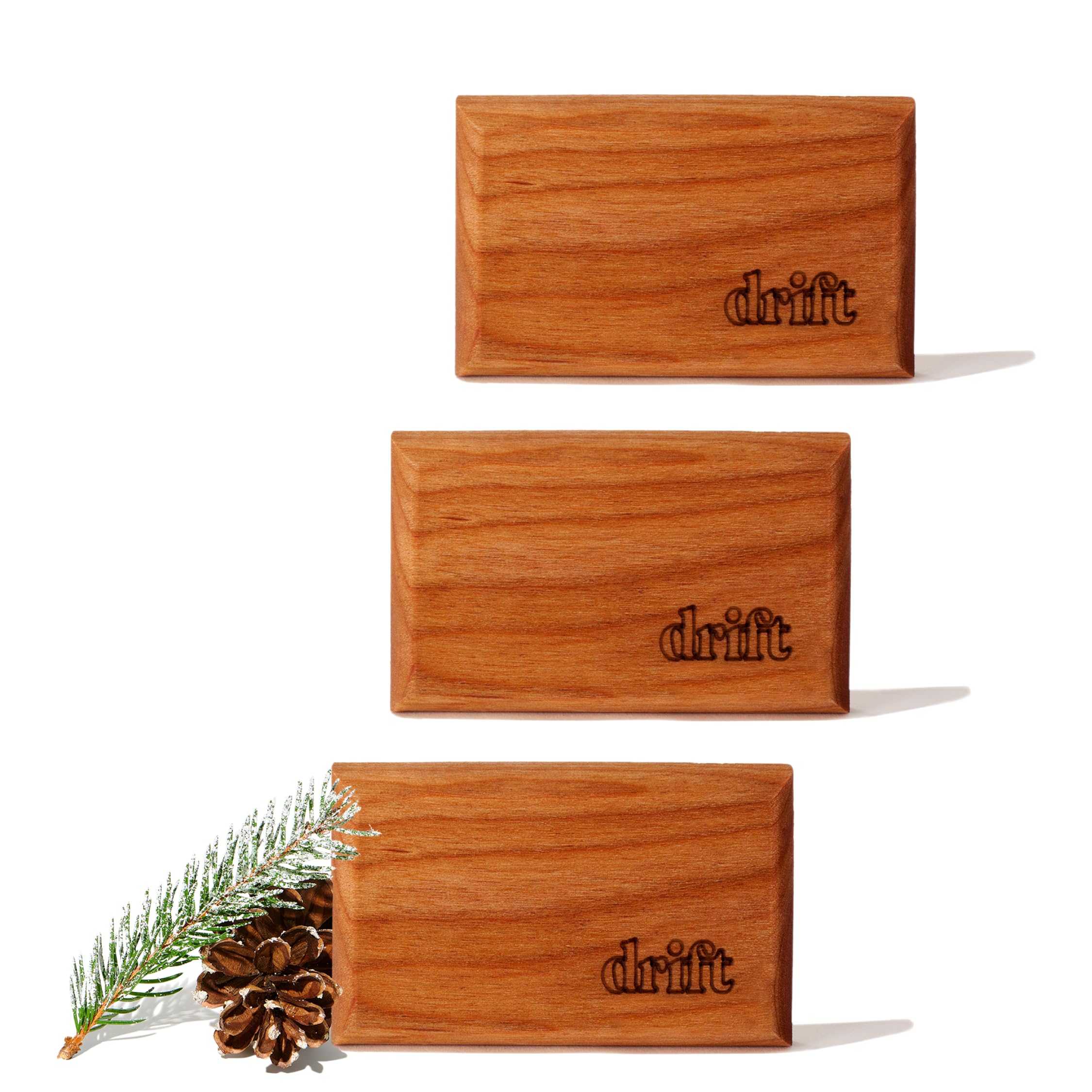 Drift Car Air Freshener - Wood Air Freshener - Car Odor Eliminator - Teak Scent Starter Kit