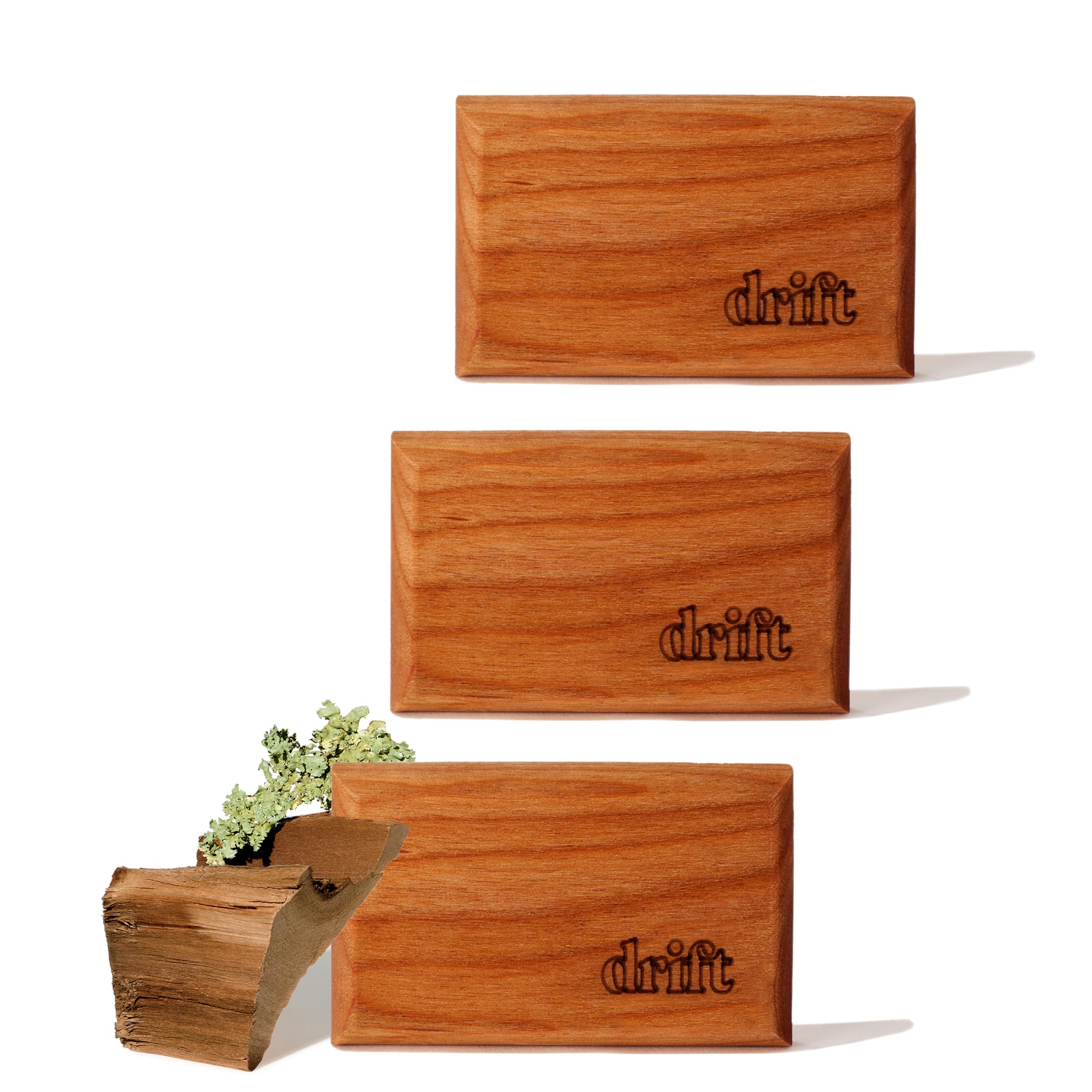 Drift Car Air Freshener - Wood Air Freshener - Car Odor Eliminator - Teak Scent Starter Kit