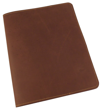 Rustic Ridge Refillable Leather Composition Notebook - Composition Notebook Cover - Leather Notebook Cover (Vintage Brown)