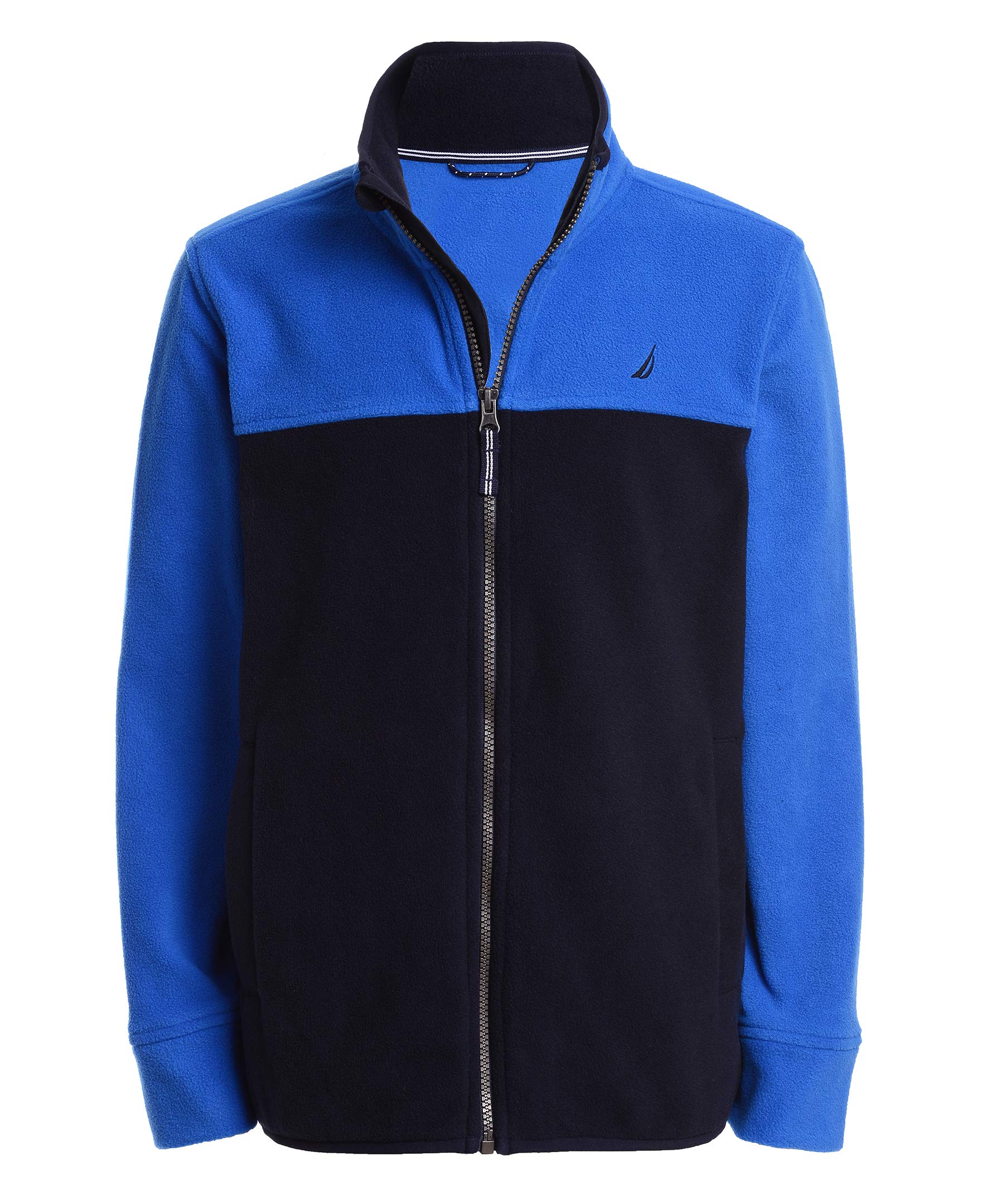 NAUTICA Boys' Full Zip Jacket, Kangaroo Pockets, Made with Lightweight Fleece