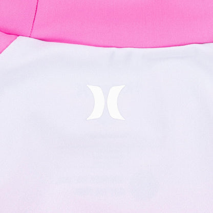 Hurley Girls Long Sleeve Rash Guard 2-Piece Swimsuit