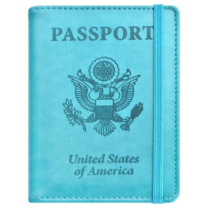 Eoehro Passport Holder for Travel Essentials, Passport Wallet Cover Case for Travel Must Haves Accessories,Passport Book Holders for Women and Men(brown)