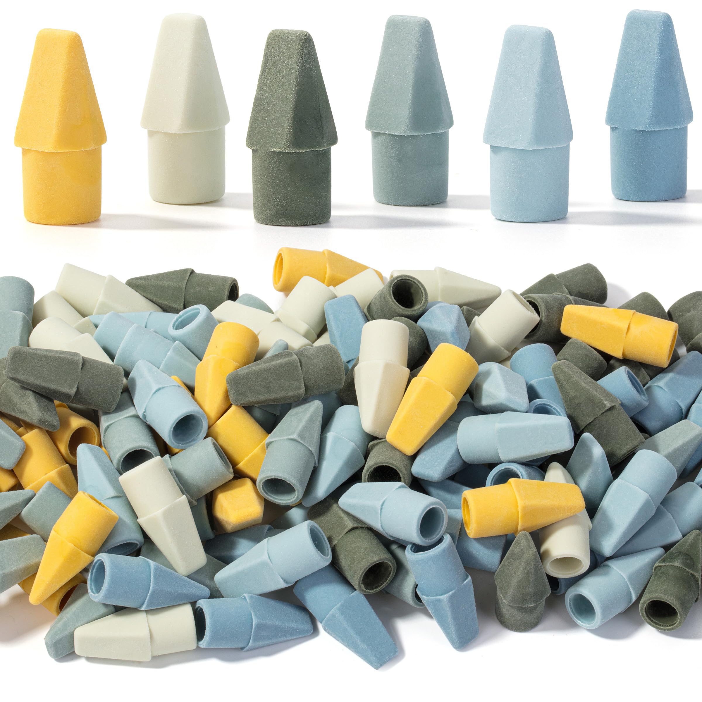 Mr. Pen Erasers for Pencils, 120 Pack, Pencil Top Erasers, Eraser Caps, Cap Tops, Topper Erasers. Ereaser