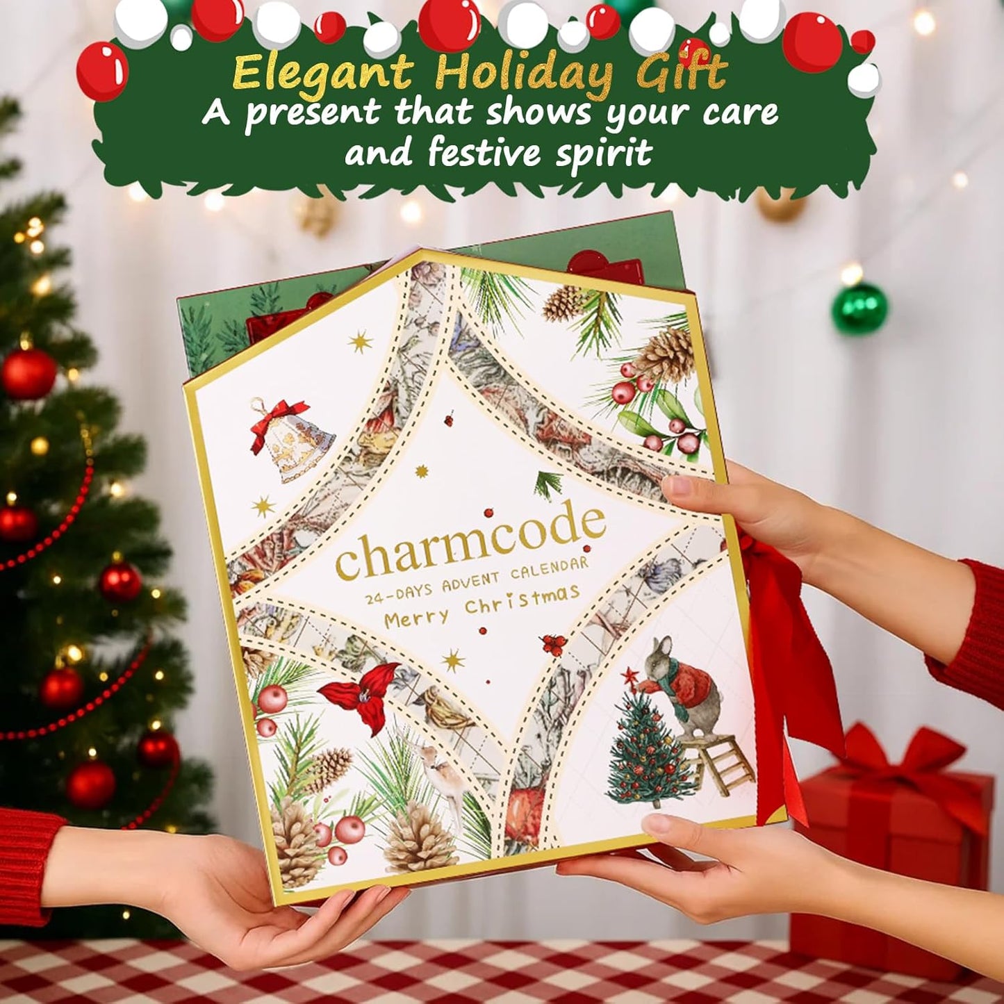 Makeup Advent Calendar 2025, 24 Days Christmas Countdown Calendar Gift Set for Adult Women Teen Girls, Xmas Holiday Beauty & Cosmetic Surprise Make up Kit for Women Full Kit