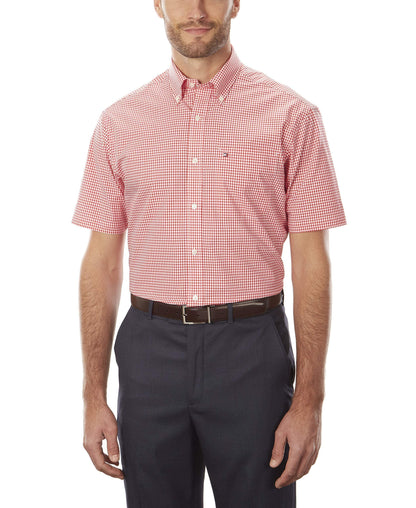 Tommy Hilfiger Men's Short Sleeve Button-Down Shirt - Amazon Exclusive