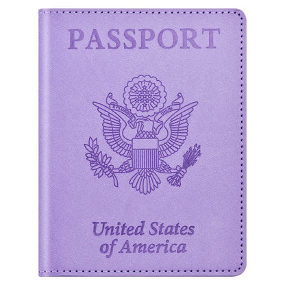 Eoehro Passport Holder for Travel Essentials, Passport Wallet Cover Case for Travel Must Haves Accessories,Passport Book Holders for Women and Men(brown)