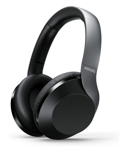 Philips PH802 Wireless Bluetooth Over-Ear Headphones Noise Isolation Stereo with Hi-Res Audio, up to 30 Hours Playtime with Rapid Charge (TAPH802BK)