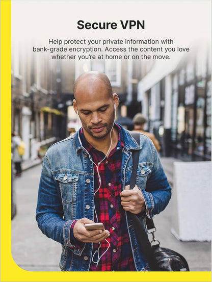 Norton 360 with LifeLock Select Bundle, 1 Year Subscription - 5 Devices - All-in-One Protection for your Devices, Online Privacy, and Identity, Activation Required [Subscription]