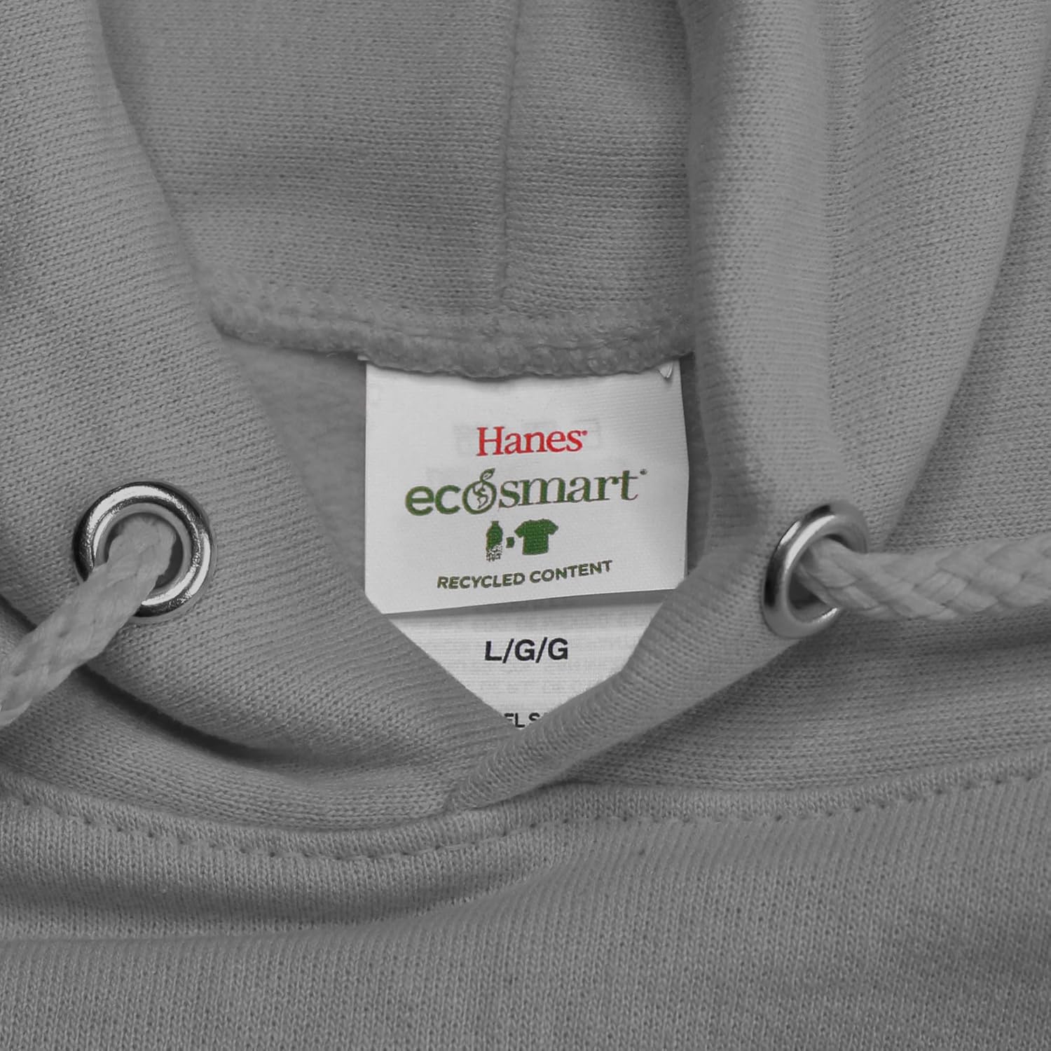 Hanes Boys' EcoSmart Full Zip Hooded Jacket, Navy, Large