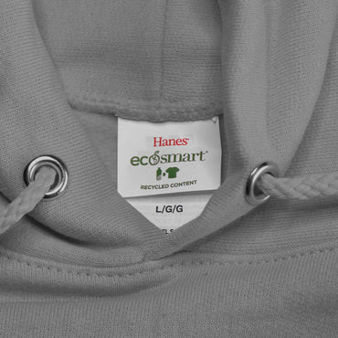 Hanes Boys' EcoSmart Full Zip Hooded Jacket, Navy, Large