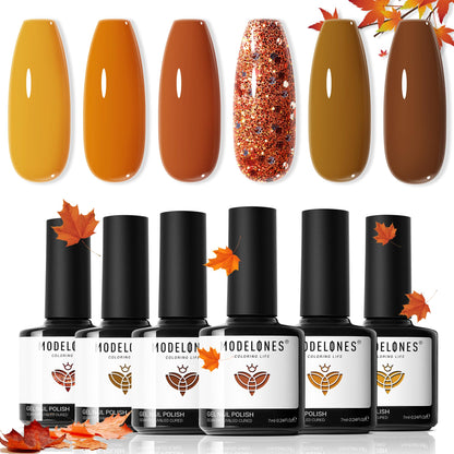 modelones Christmas Gel Nail Polish Set, 6 Colors Cat Eye Red Green Glitter Gold Silver Winter Gel Polish Kit with Magnet Nail Stickers Soak Off Led Nail Art Manicure Salon DIY New Year Holiday Gifts