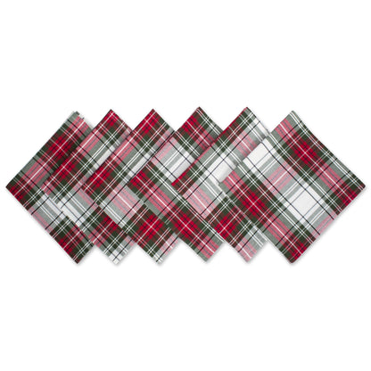 DII Tartan Plaid Collection Holiday Dining Table & Kitchen Décor, Rectangle Christmas Tablecloth, 60x104, Red, Green & White