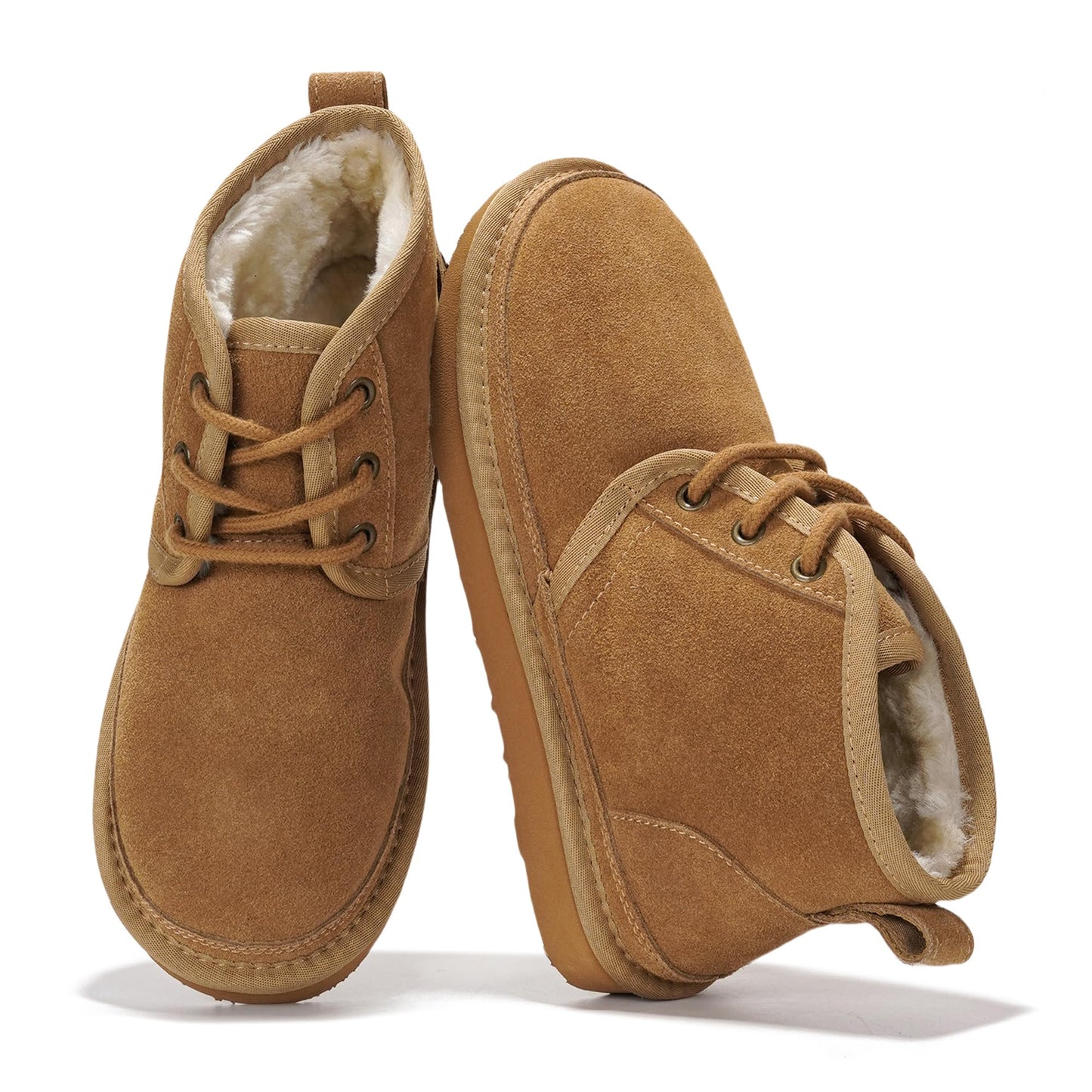 Project Cloud 100% Genuine Leather Ankle Boots for Women - Memory Foam Insole Winter Shoes and Non-Slip Lace-up Fall Boots for Women (Julee)