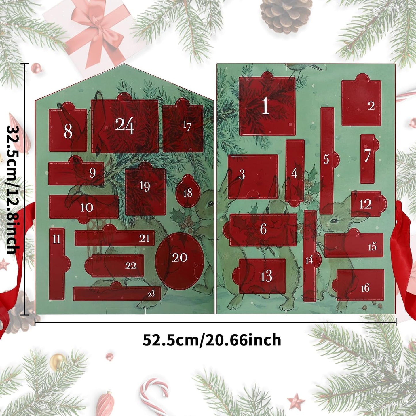 Makeup Advent Calendar 2025, 24 Days Christmas Countdown Calendar Gift Set for Adult Women Teen Girls, Xmas Holiday Beauty & Cosmetic Surprise Make up Kit for Women Full Kit