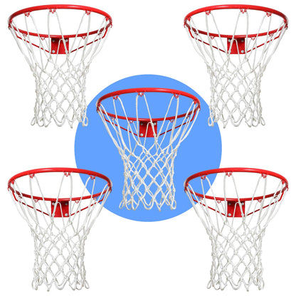 Basketball Net Outdoor,(7.16 oz) 12 Loops Professional Heavy Duty Basketball Net Replacement,All Weather Anti Whip,Suitable for Outdoor Standard Basketball Hoop