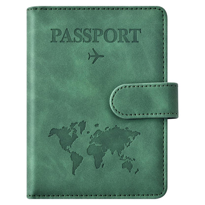 Eoehro Passport Holder for Travel Essentials, Passport Wallet Cover Case for Travel Must Haves Accessories,Passport Book Holders for Women and Men(brown)
