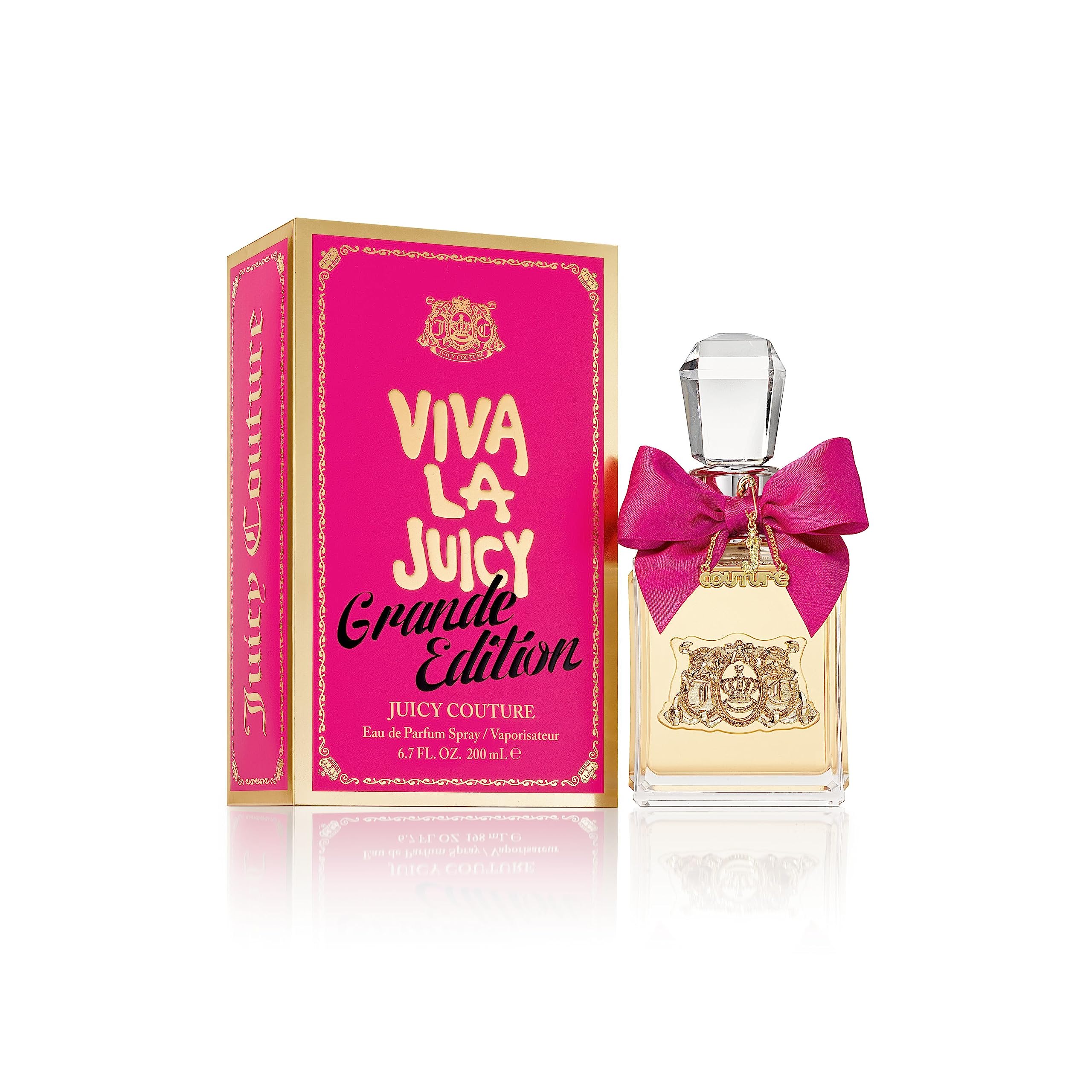 Juicy Couture Viva La Juicy Eau De Parfum, Women's Perfume with Notes of Mandarin, Gardenia & Caramel, Floral & Sweet, EDP Spray, 3.4 fl oz