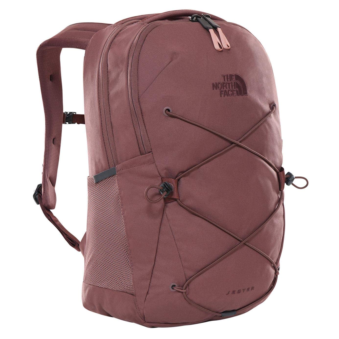 The North Face Women's Every Day Jester Laptop Backpack, TNF Black/Burnt Coral Metallic, One Size