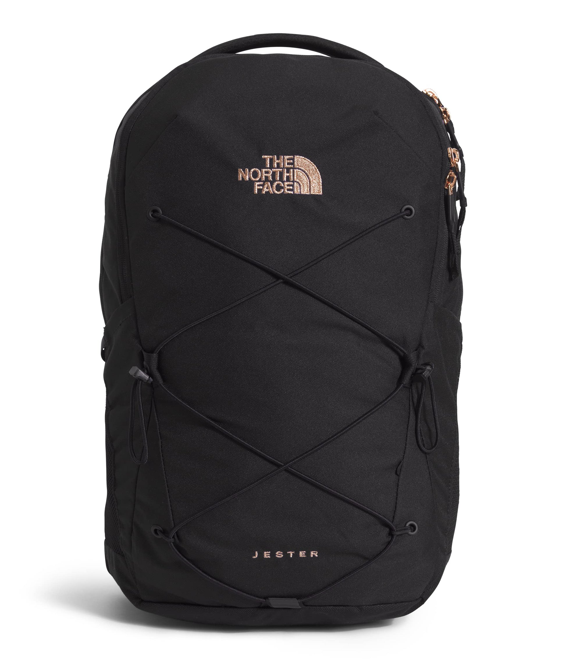 The North Face Women's Every Day Jester Laptop Backpack, TNF Black/Burnt Coral Metallic, One Size