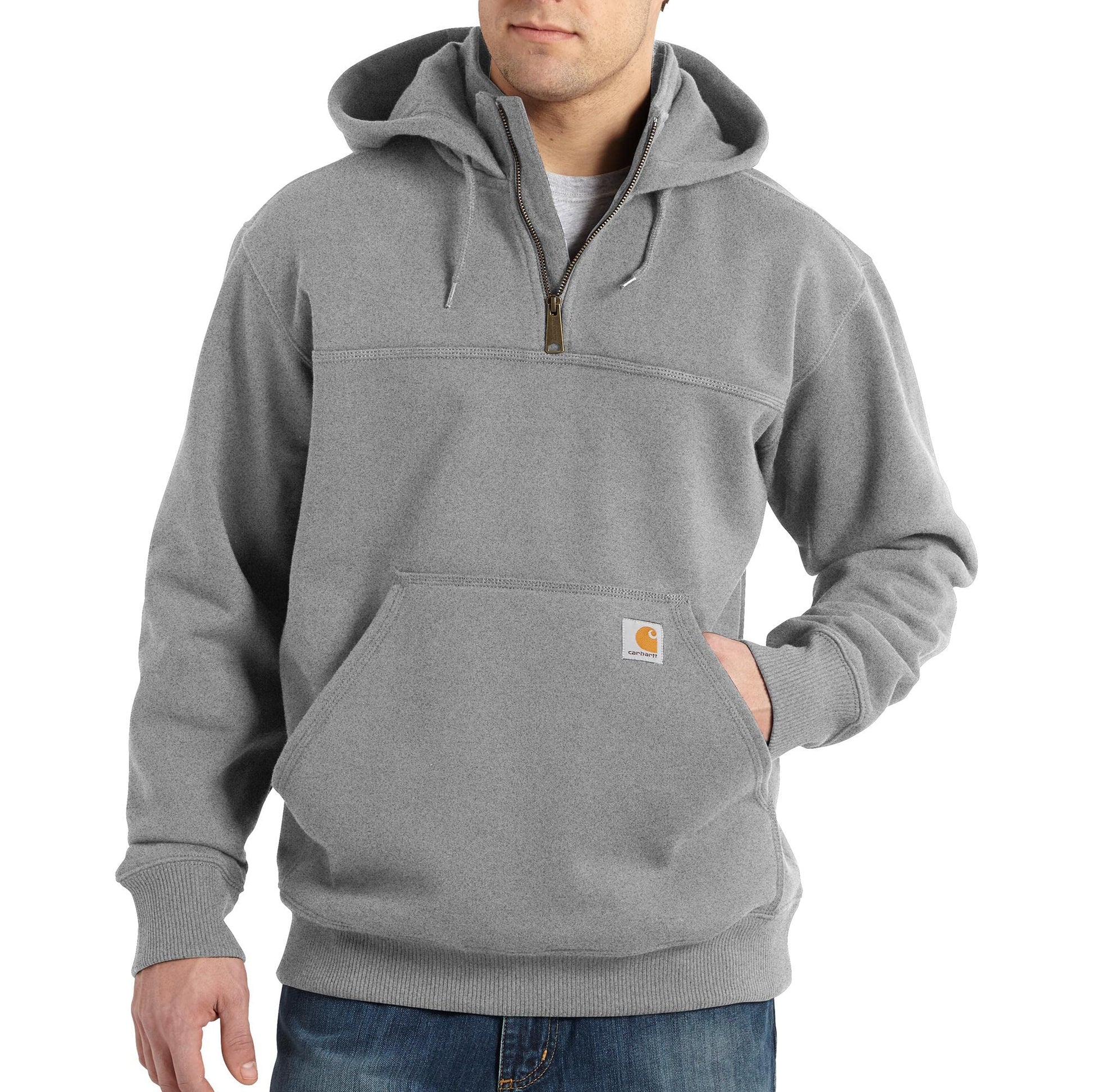 Carhartt mens Rain Defender Loose Fit Heavyweight Quarter-zip Sweatshirt