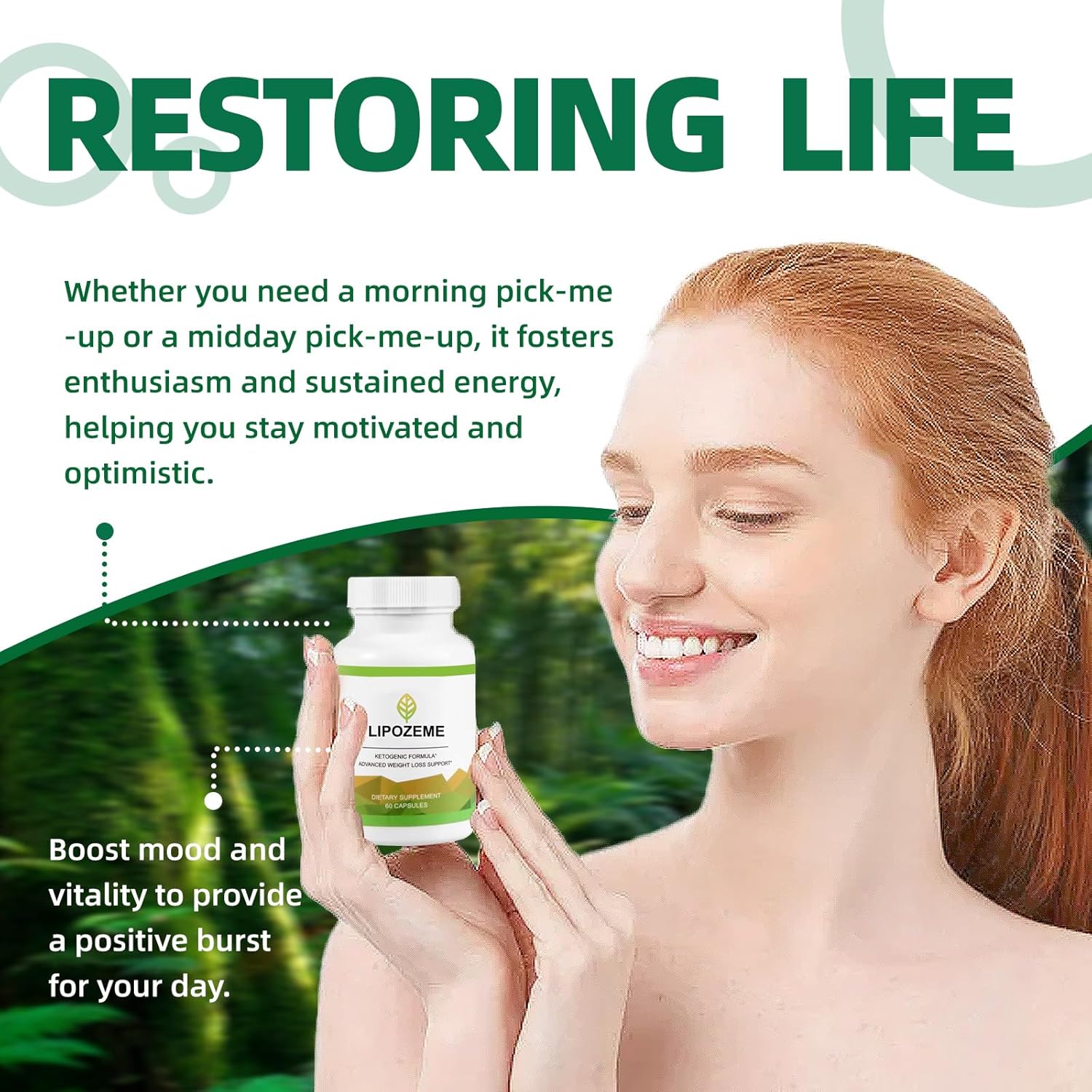 𝙇𝙞𝙥𝙤-𝙕𝙀𝙈 𝘾𝙖𝙥𝙨𝙪𝙡𝙚𝙨, Supplement for Energy, Vitality and Wellness, 100% Natural, Vegan Non-GMO, Gluten-Free