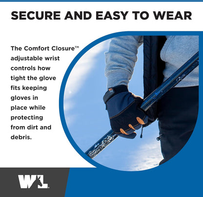 Wells Lamont FX3 Men's Extreme Dexterity Extra Wear Winter Work Gloves, Extra Large 7796