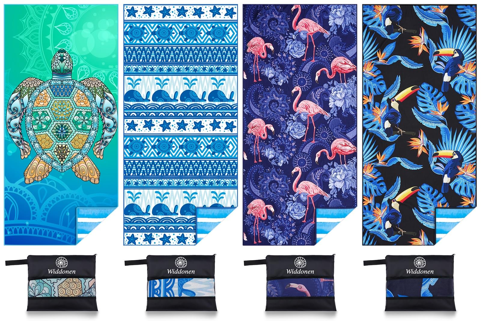 Microfiber Lightweight Beach Towel Sand Free Quick Dry Absorbent Thin Compact Towels for Swimming Pool Camping Beach Accessories Large Easy Pack Travel Things for Vacation Essentials Gift Adult