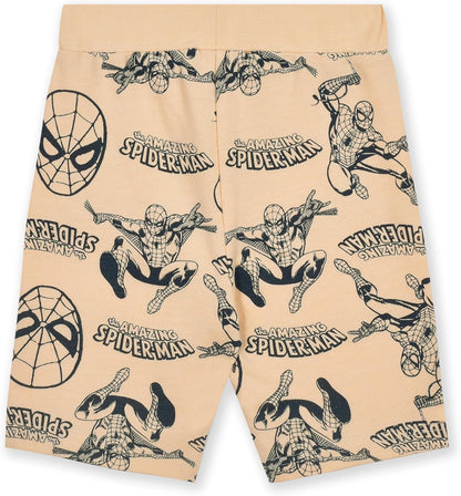 Marvel Spider-Man Boys 2 Piece French Terry Short Sleeve T-Shirt and Shorts Set for Toddler and Big Kids