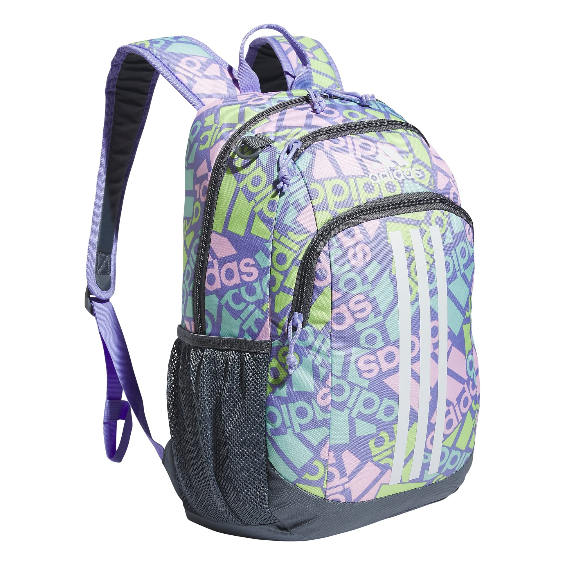adidas Creator Laptop Backpack for Women and Men, Comfortable and Durable Small Athletic Bag, Camouflage Carbon/Black/Impact Orange, One Size