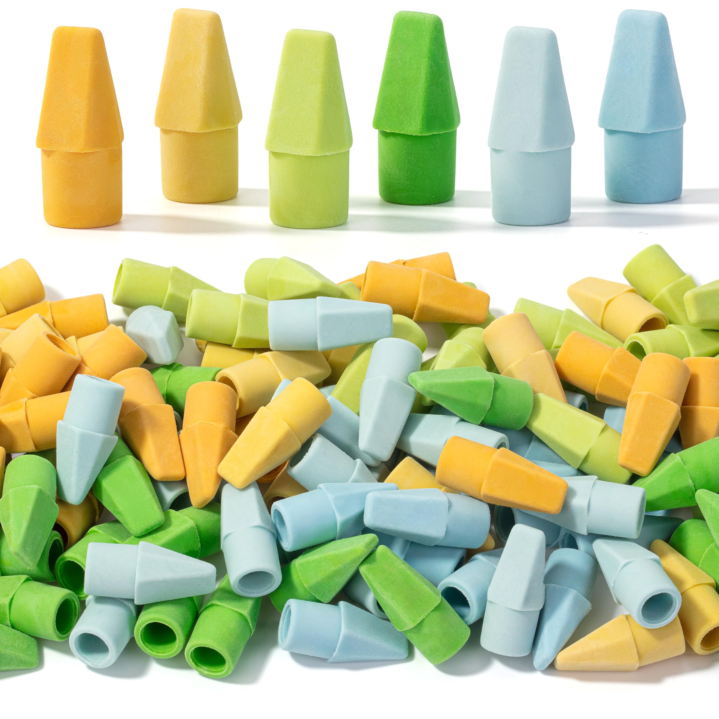Mr. Pen Erasers for Pencils, 120 Pack, Pencil Top Erasers, Eraser Caps, Cap Tops, Topper Erasers. Ereaser