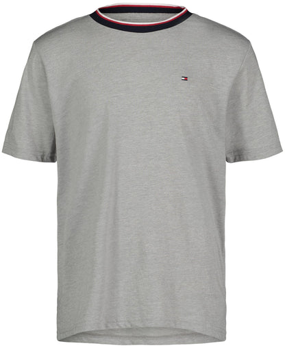 Tommy Hilfiger Boys' Short Sleeve YD Ringer Crew Neck T-Shirt, Soft, Comfortable, Relaxed Fit