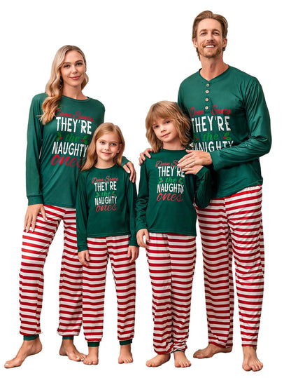 Ekouaer Family Christmas Pajamas Matching Sets Womens Mens Pjs Long Sleeve Sleepwear Holiday Lounge Sets