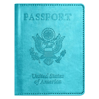 Eoehro Passport Holder for Travel Essentials, Passport Wallet Cover Case for Travel Must Haves Accessories,Passport Book Holders for Women and Men(brown)