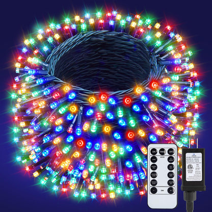 66FT 200 LED Christmas Tree Lights, Twinkle Fairy Lights String with 8 Flashing Modes String Lights for Indoor Bedroom Outdoor Christmas Trees Garland Wreath Holiday Decorations, Warm White