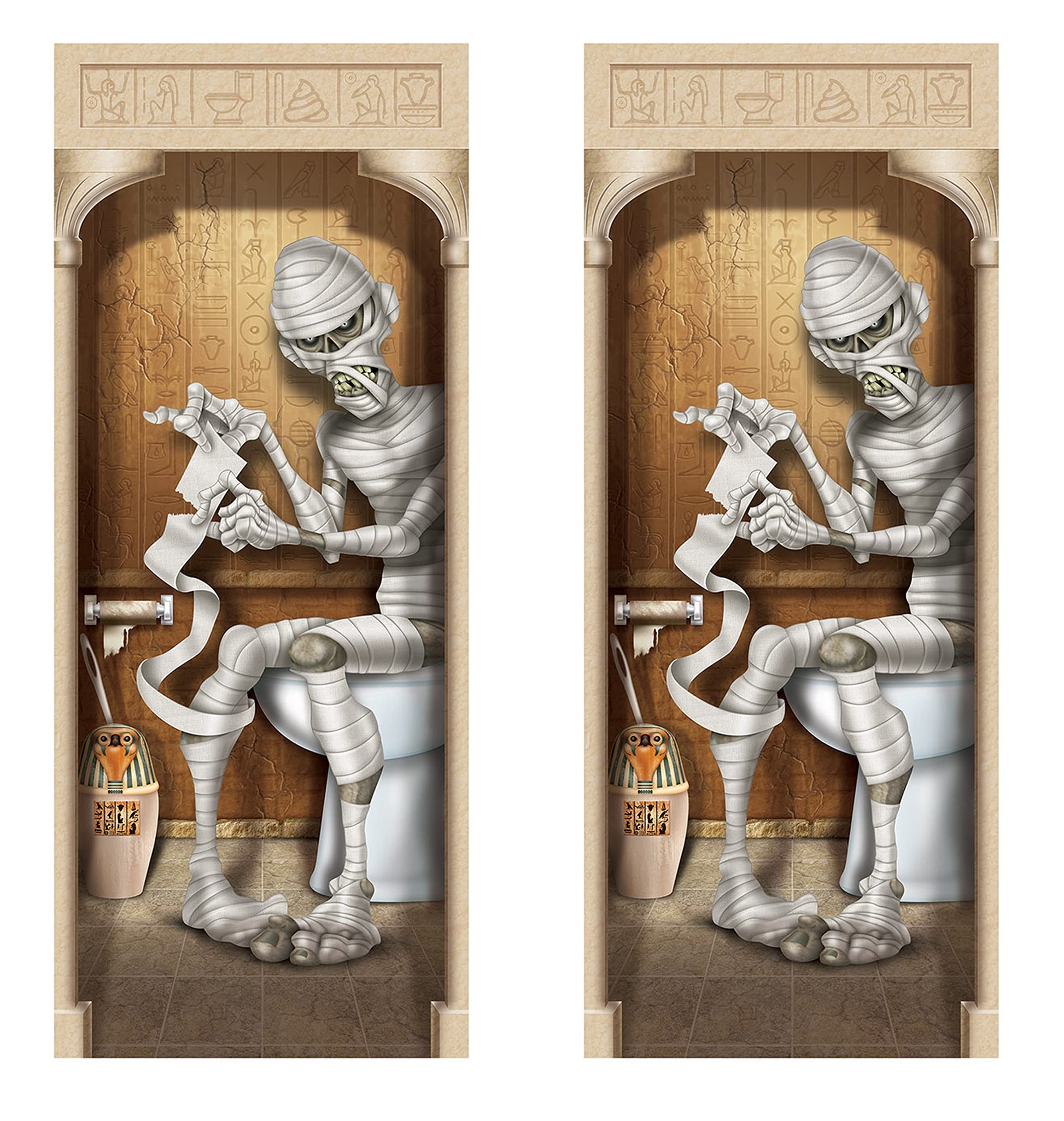 Beistle Skeleton Restroom Door Cover Party Accessory