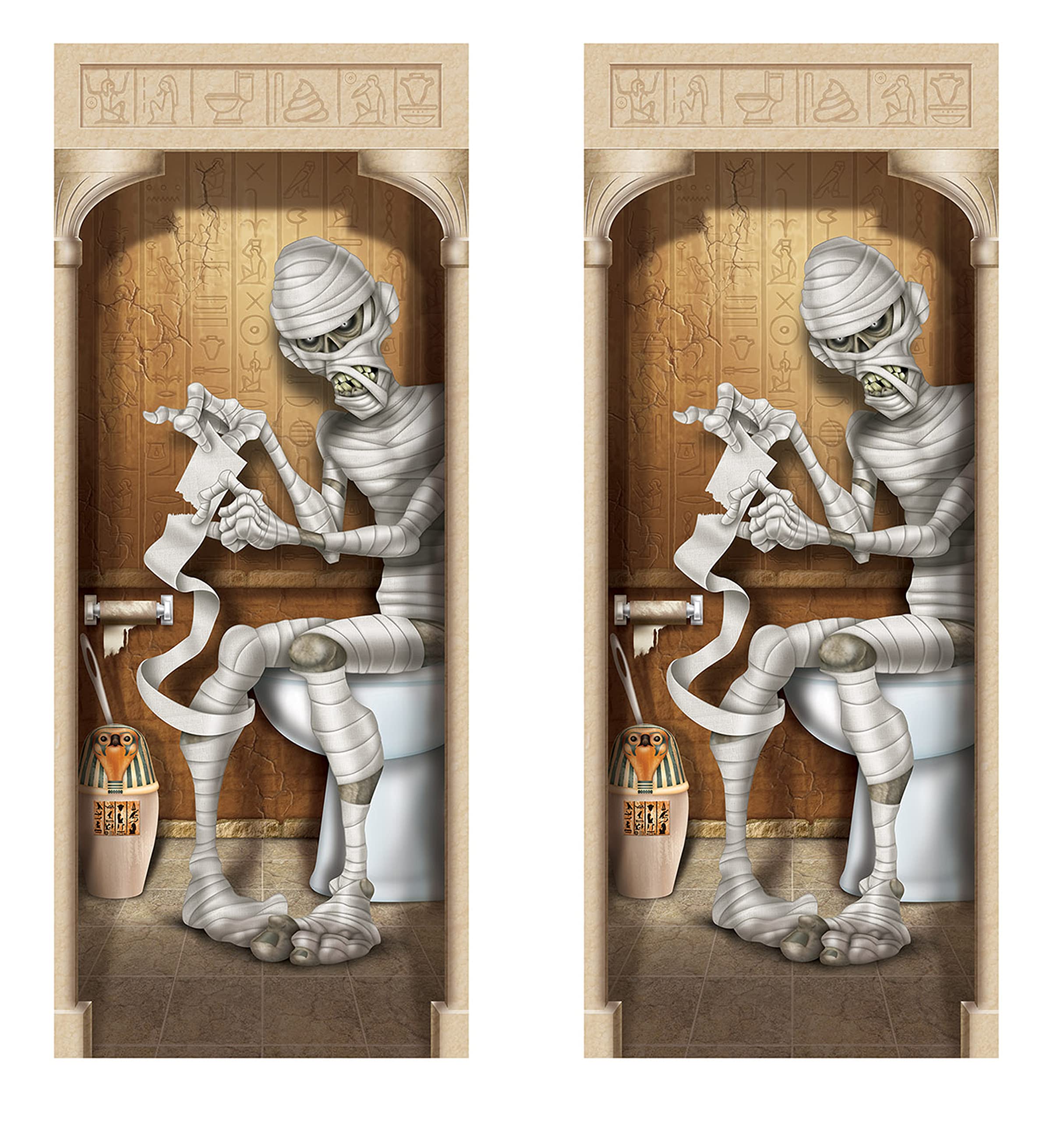Beistle Skeleton Restroom Door Cover Party Accessory